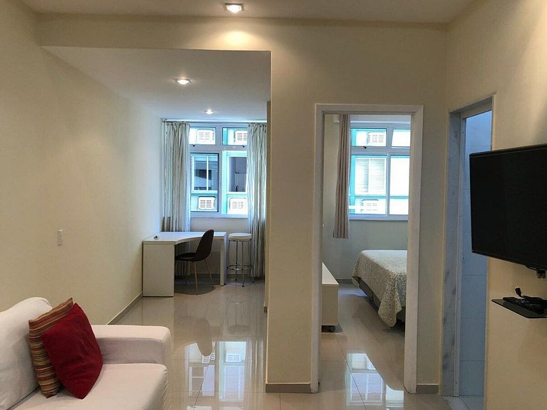 Apartamento em Copacabana com vista para o mar