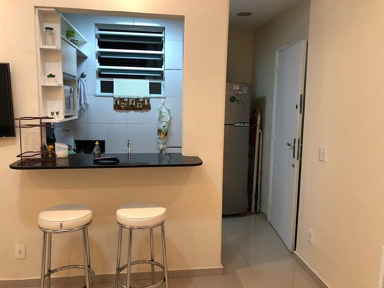 Apartamento em Copacabana com vista para o mar